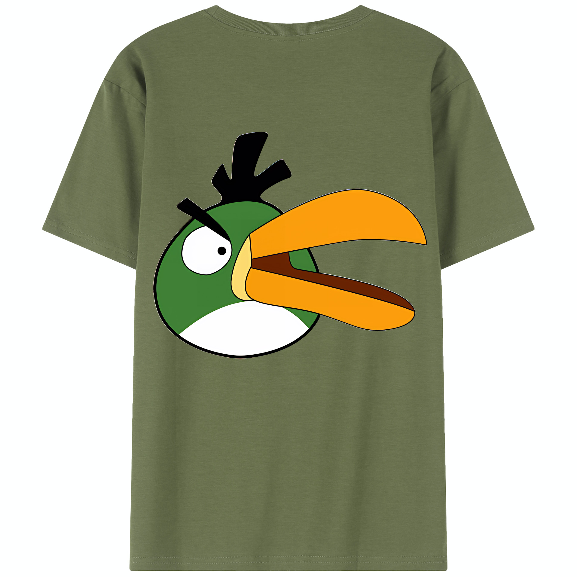 （画像用） Angry Birds アングリーバード 綿100％半袖Tシャツ（背面プリント）